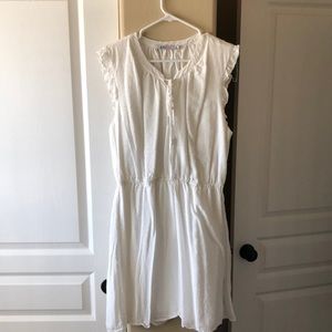 WOMENS white mid dress like new